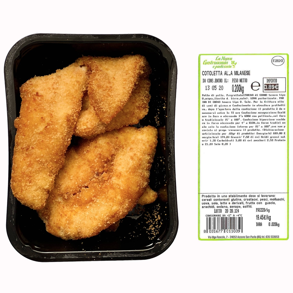 Cotoletta alla Milanese, 200 g